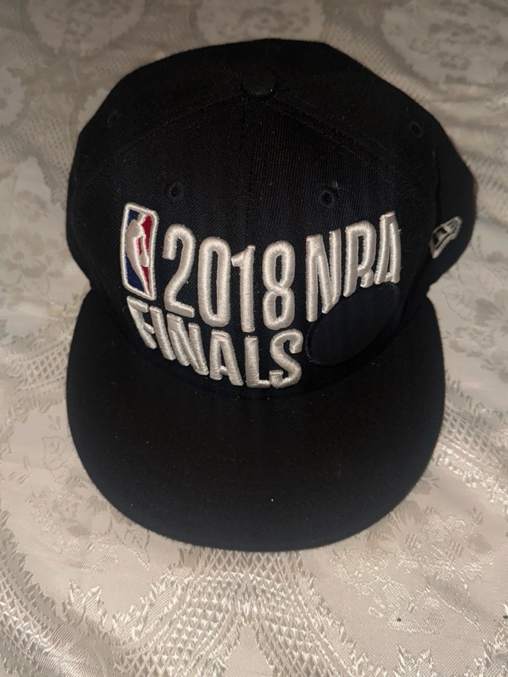 New Era 2018 NBA Finals Black Snapback Hat with Embroidered Logo